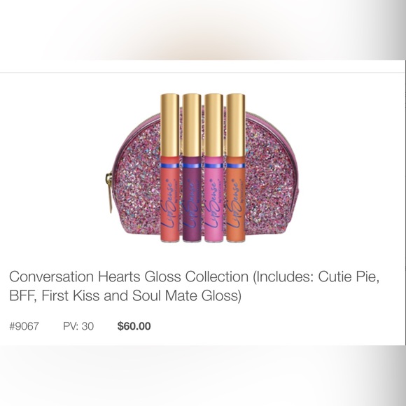 Senegence 5 piece Valentine LipSense Scented Tinted Gloss gift set. Only 3 avail - Picture 3 of 11